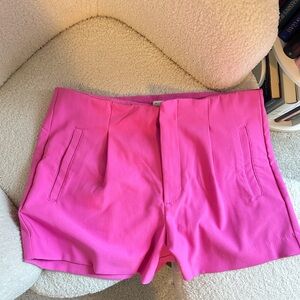 High-Rise Tailored Shorts